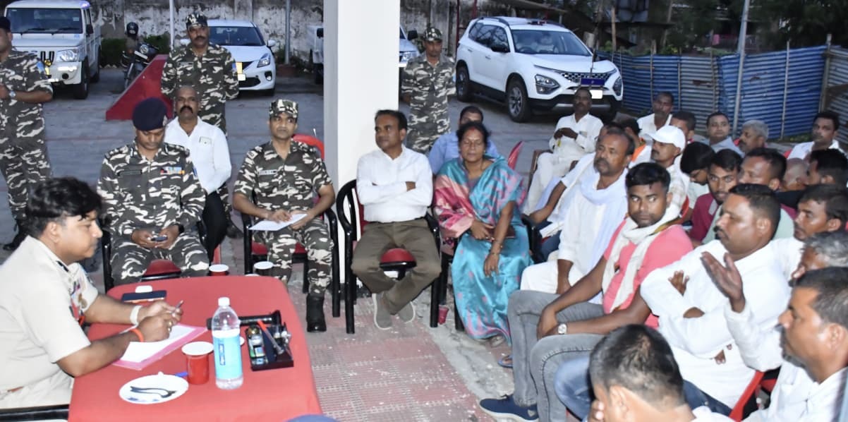 एसएसबी की हुई समन्वय बैठक: सीमा सुरक्षा, स्वच्छता व जनजागरूकता पर ग्रामीणों को किया जागरूक