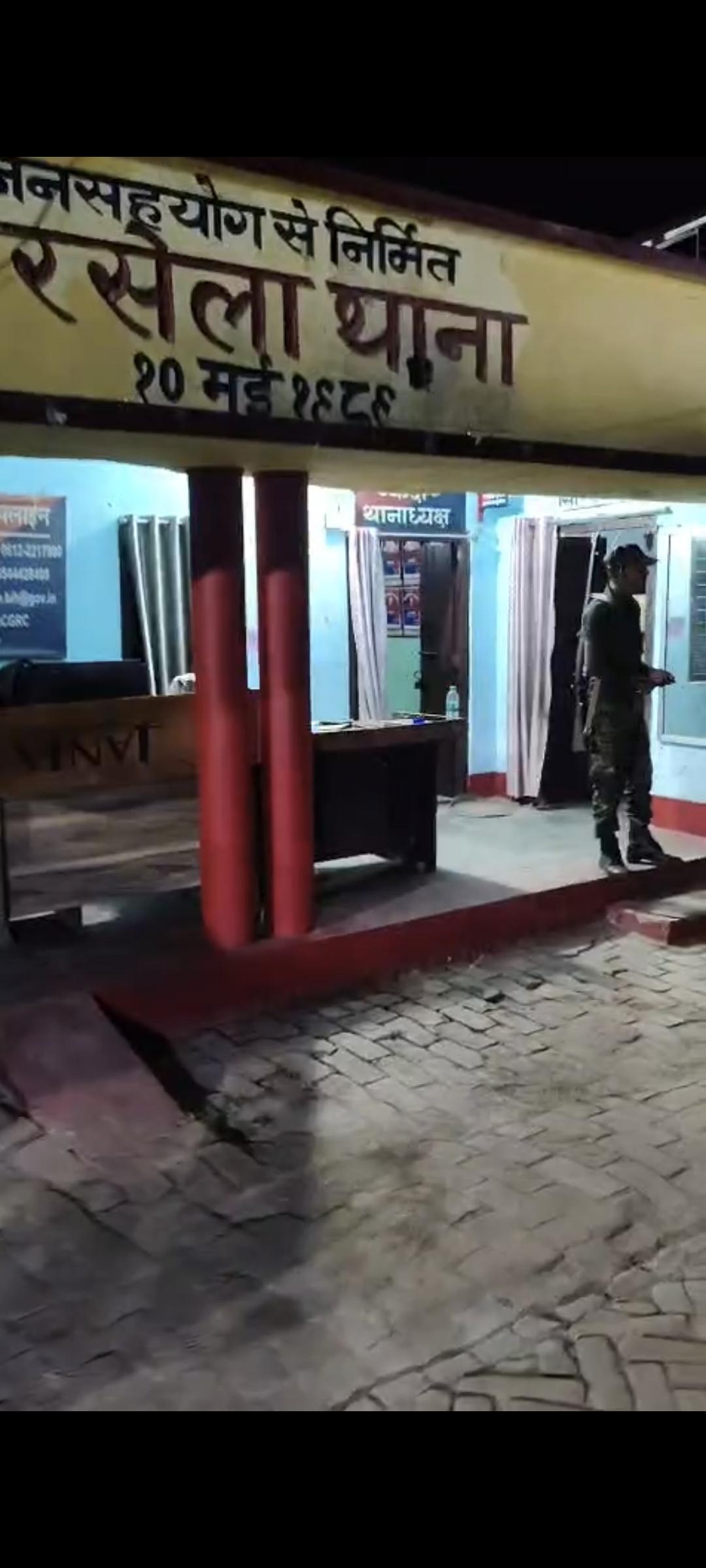 पुलिस ने अवैध मिट्टी खनन में मिट्टी लदे दो ट्रैक्टर किया जब्त