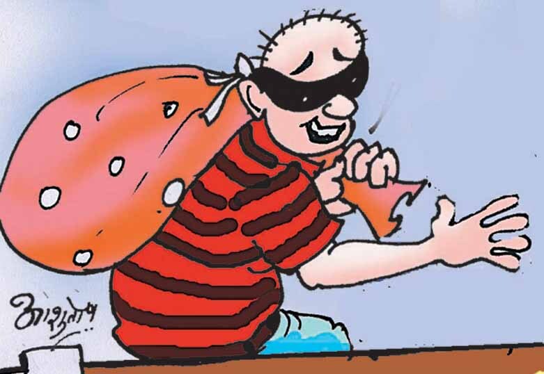 टाभाघाट : भतीजी की 10 जून को होने वाली शादी के लिए रखे थे जेवरात और कैश, घर में चोरी