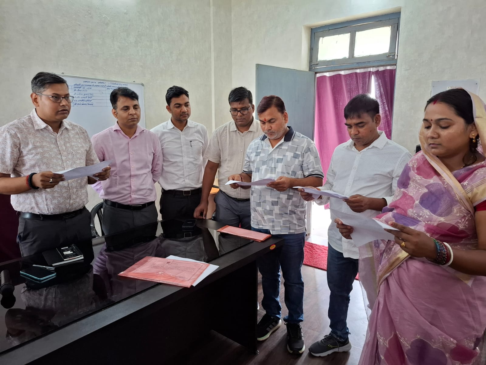 मनिहारी में नगर पंचायत सशक्त स्थायी समिति का चुनाव संपन्न