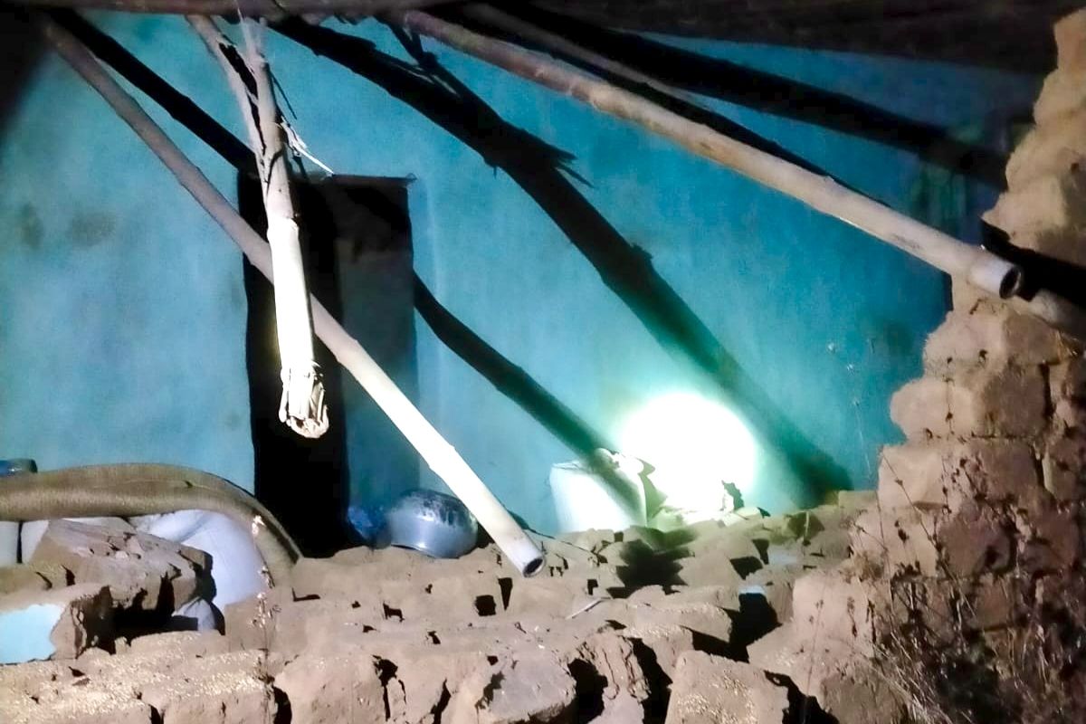 गुमला में हाथी का कहर, घर ध्वस्त कर खेतों को भी पहुंचाया नुकसान