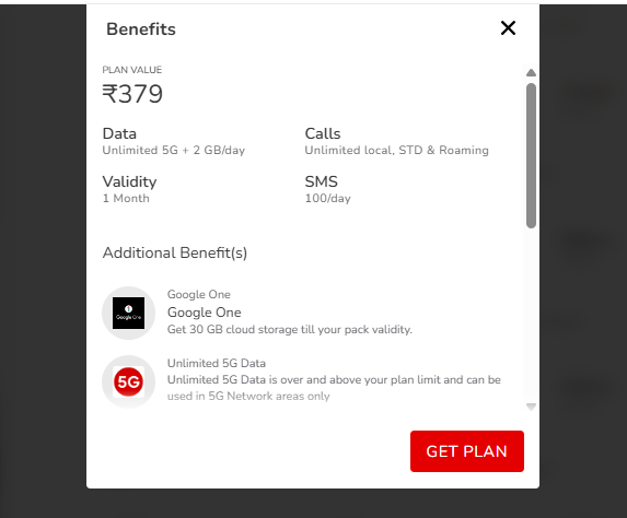 Airtel का 379 रुपये वाला प्रीपेड प्लान