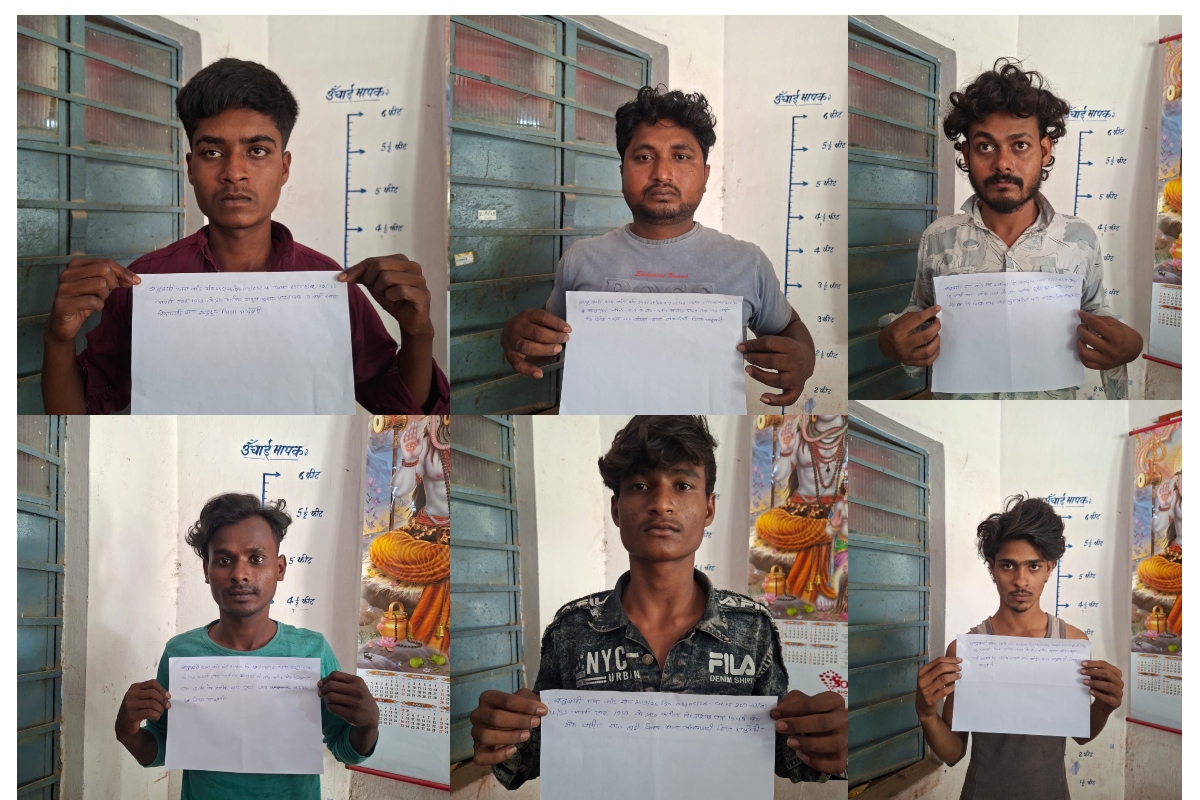 मधुबनी पुलिस की बड़ी कामयाबी: पिस्टल के बल पर लूटी गई बाइक बरामद, 6 बदमाश गिरफ्तार
