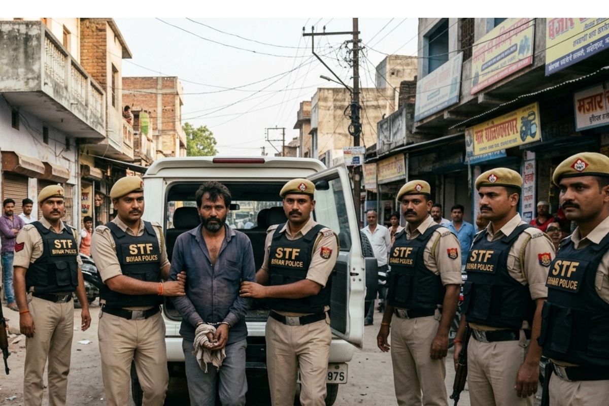 मुजफ्फरपुर: बिहार STF का बड़ा एक्शन, 15 साल से फरार डकैत गिरफ्तार