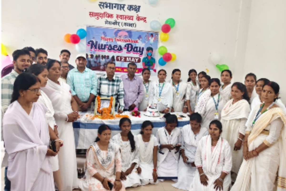 अंतरराष्ट्रीय नर्स डे पर नवादा के इस स्वास्थ्य केंद्र पर 34 नर्सें सम्मानित