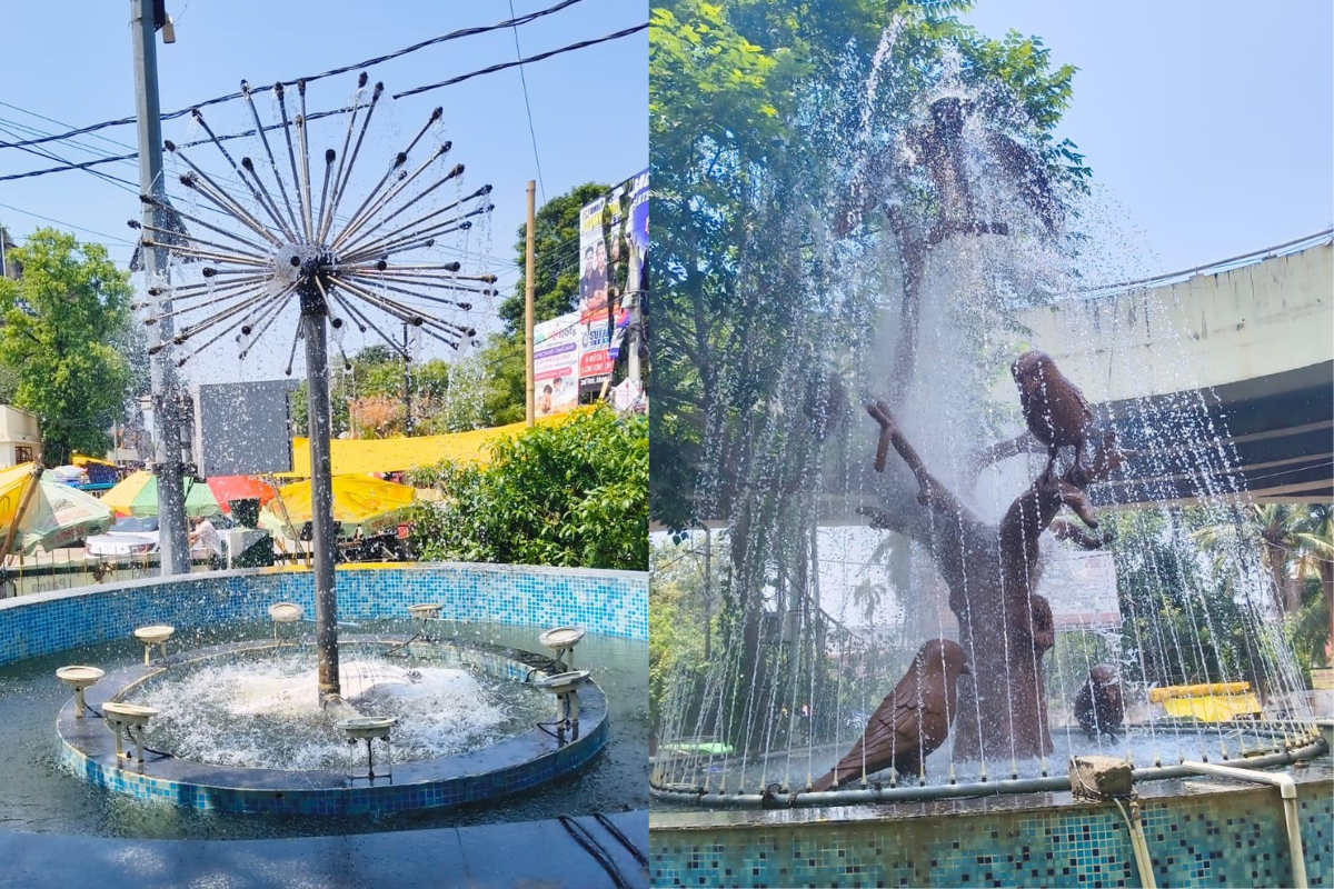राजधानी में फव्वारों से निखर रही पटना की सूरत, स्वच्छता सर्वेक्षण में मिलेगा फायदा