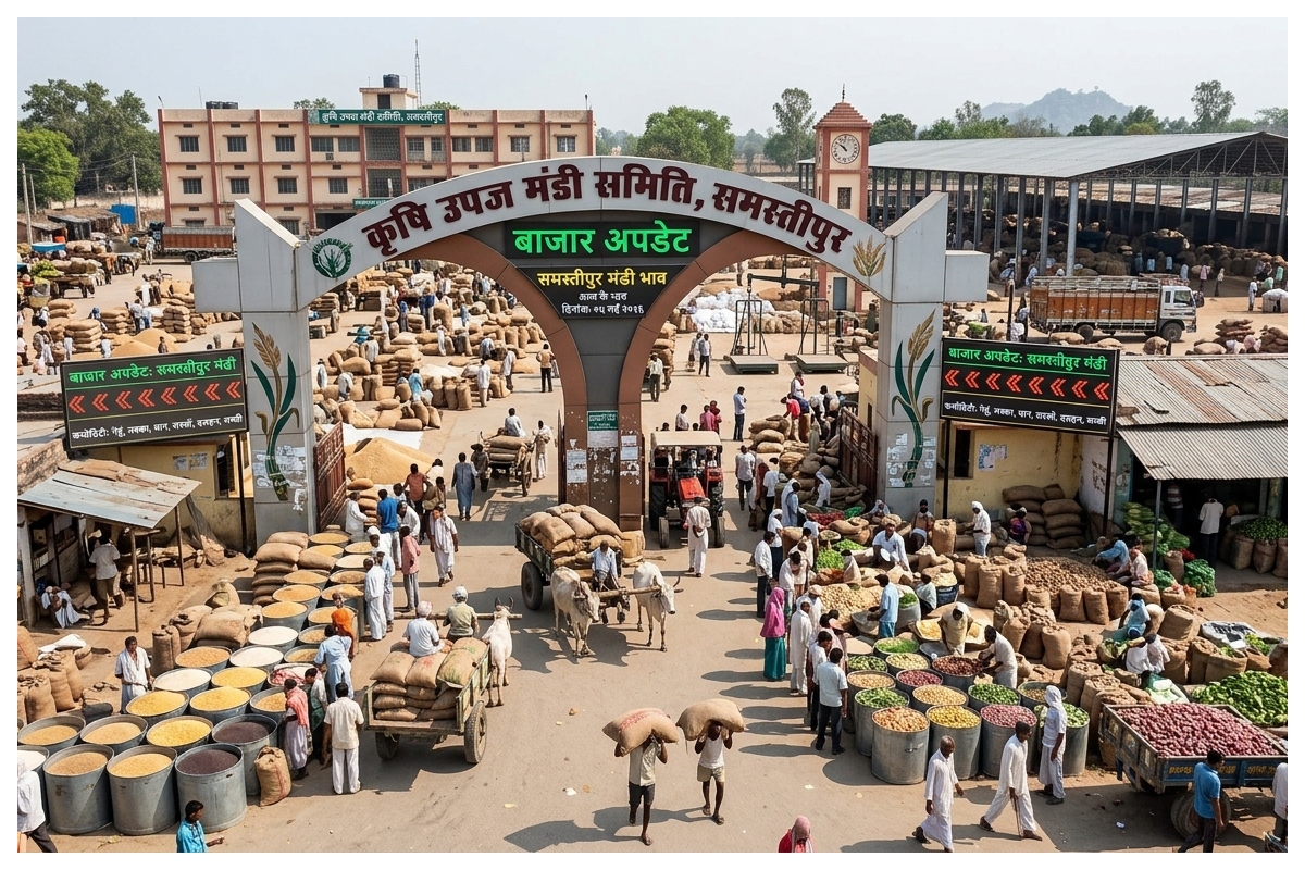 Samastipur बाजार अपडेट: अनाज के रेट स्थिर, तेल में हलचल नहीं