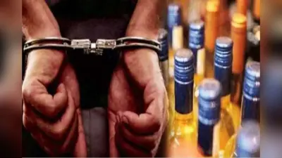 कैमूर में पुलिस की बड़ी कार्रवाई, वाहन जांच में 216 लीटर अंग्रेजी शराब बरामद; एक तस्कर गिरफ्तार