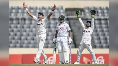 BAN vs PAK: शांतो का शतक, बांग्लादेश की पहली पारी 413 पर सिमटी; मोहम्मद अब्बास ने चटकाए 5 विकेट