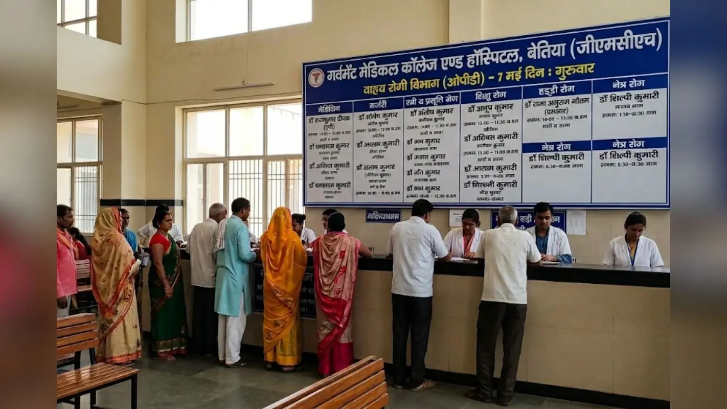 Bettiah News: बेतिया GMCH का OPD रोस्टर जारी, अस्पताल जाने से पहले चेक करें आज के डॉक्टरों की लिस्ट