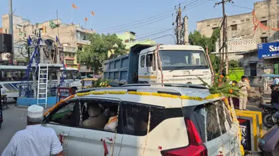 एकता चौक और जयप्रकाश चौक पर महाजाम, परेशान रहे लोग
