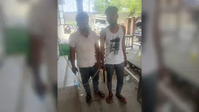 मोबाइल छिनतई मामले में दो युवक गिरफ्तार