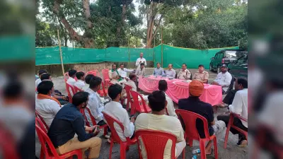 बुढ़मू थाना परिसर में शांति समिति की बैठक