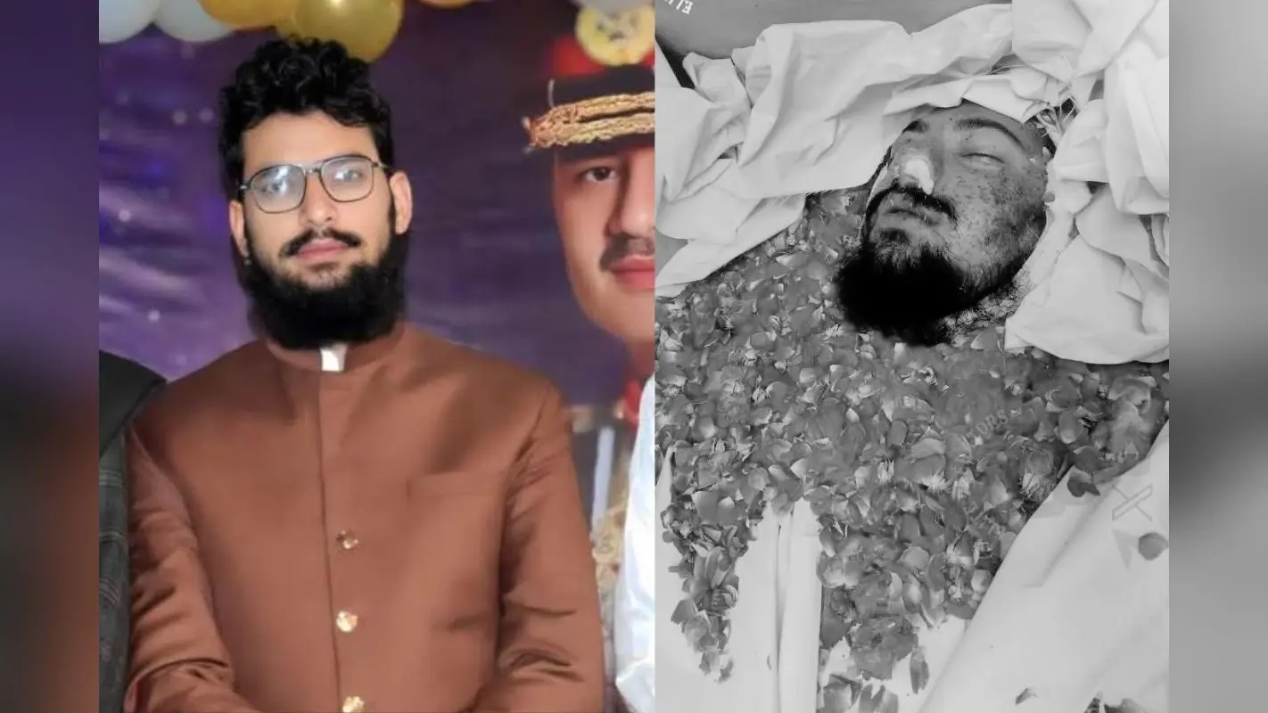पुलवामा हमले के मास्टरमाइंड हमजा के जनाजे में ‘धुरंधर’ का खौफ, AK-47 की फौज के साथ पहुंचे कई आतंकी