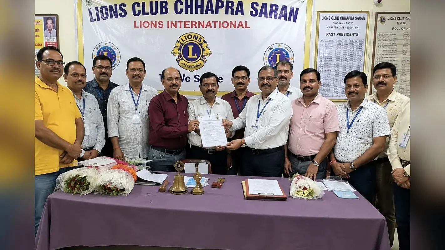 लायंस क्लब छपरा की नई टीम का गठन, आनंद अग्रहरि बने अध्यक्ष, कई पदों पर हुआ चयन