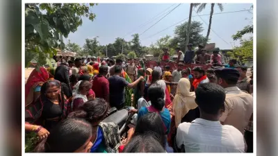 मधुबनी: बेनीपट्टी में दर्दनाक हादसा, ट्रैक्टर की टक्कर से युवक की मौत, सड़क जाम