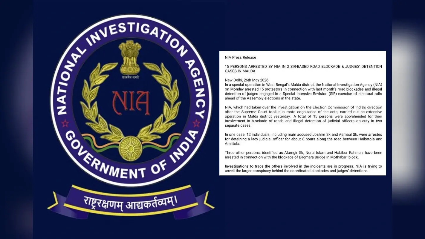 मालदा कांड में NIA का महा-एक्शन! रात भर छापेमारी के बाद 15 उपद्रवी गिरफ्तार, अब तक 68 गिरफ्तारियां