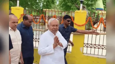 राज्यसभा सांसद बनने के बाद पहली बार कल्याण बिगहा पहुंचे नीतीश कुमार, बेटे निशांत भी रहे मौजूद