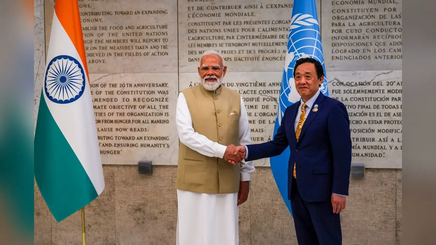 रोम में पीएम मोदी को मिला FAO एग्रीकोला मेडल, भारत के किसानों को किया समर्पित