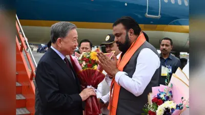 बिहार पहुंचे वियतनाम के राष्ट्रपति, सीएम सम्राट ने किया भव्य स्वागत
