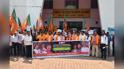 सरायकेला-खरसावां में BJP का हल्ला बोल, धान का MSP 3200 रुपये करने और मुआवजे की मांग