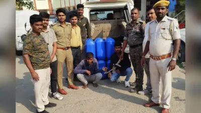 औरंगाबाद में शराब तस्करी के खिलाफ बड़ी कार्रवाई: 240 लीटर स्पिरिट के साथ दो गिरफ्तार