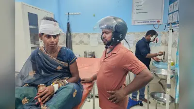 Sheikhpura News : बाइक और टेंपो में टक्कर तीन घायल एक रेफर