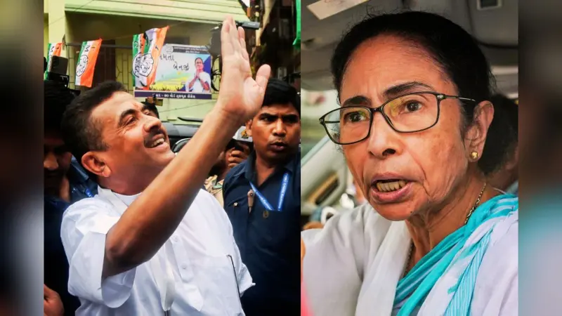 ममता बनर्जी 15105 वोट से हारीं, शुभेंदु अधिकारी ने नंदीग्राम के बाद भवानीपुर में भी दीदी को चटा दी धूल