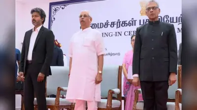 तमिलनाडु के सीएम विजय ने किया कैबिनेट का विस्तार, दो कांग्रेसी सहित 23 मंत्रियों ने ली शपथ