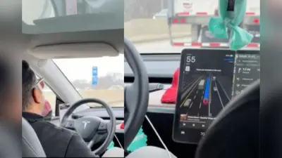 Uber ड्राइवर ने Tesla को छोड़ा ऑटो मोड पर, 20 मिनट खुद चलती रही कार, सेफ्टी पर छिड़ी बहस