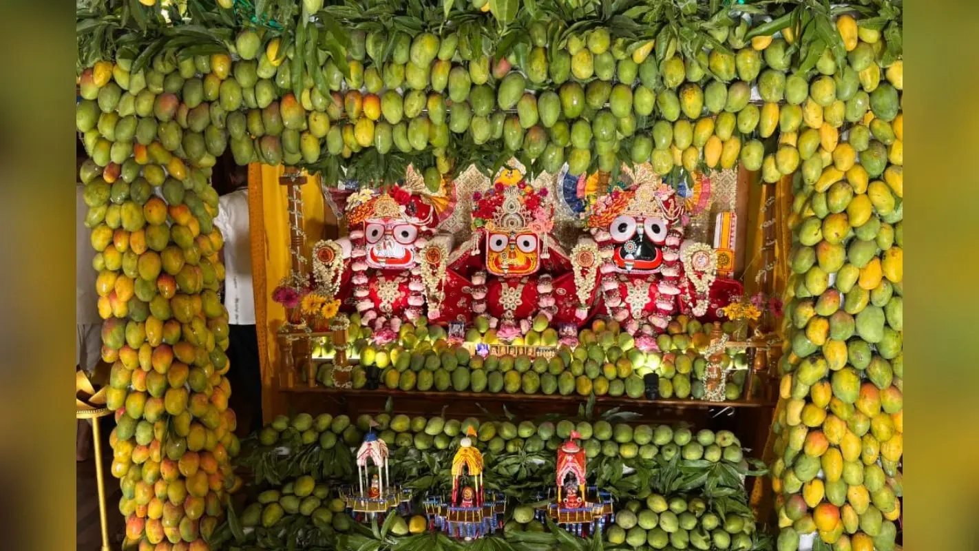 बेगूसराय में श्री राधा कुंज बिहारी मठ में भक्ति और आम रस का अद्भुत संगम, धूमधाम से मना आम महोत्सव
