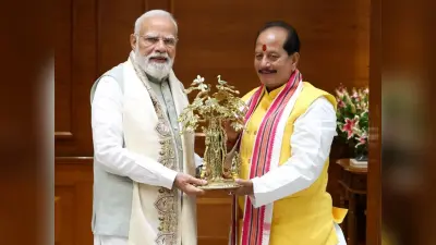 दिल्ली में PM मोदी से मिले विजय सिन्हा, भेंट की राम की मूर्ति, बिहार के मुद्दों पर हुई खास चर्चा