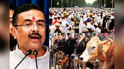 बंगाल में सड़कों पर नमाज और पत्थरबाजी बर्दाश्त नहीं, गौ-तस्करों पर भी शिकंजा कसेगी शुभेंदु सरकार