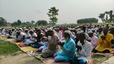 बकरीद पर शंकरपुर में मांगी गई अमन-चैन की दुआ