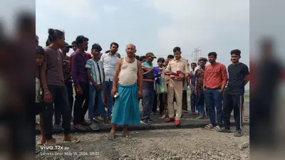दो दिनों से लापता मजदूर का शव पानी के गड्ढे से बरामद, इलाके में सनसनी