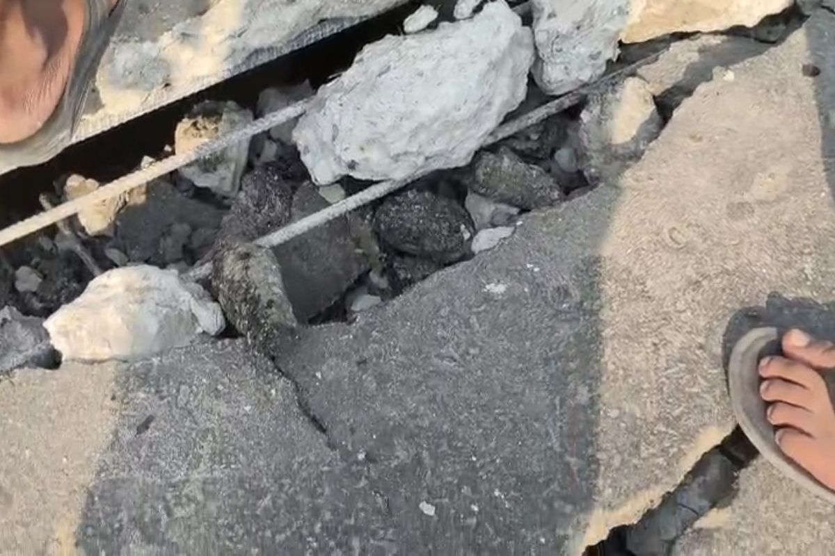 बिहार में उद्घाटन से पहले ही क्षतिग्रस्त हुआ रेलवे ओवर ब्रिज, प्रशासन ने कहा-अभी निर्माणाधीन ही है पुल