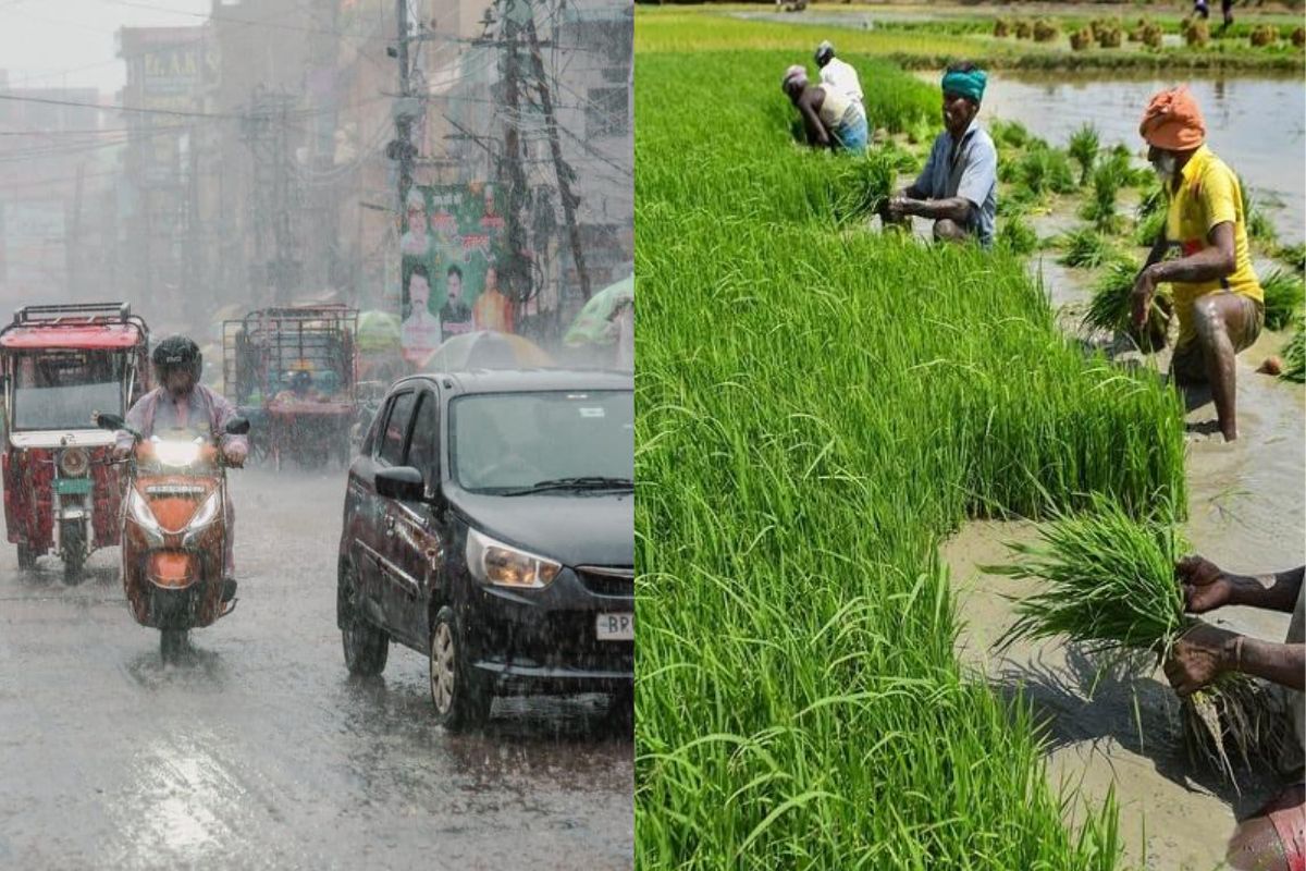 औरंगाबाद शहर समेत कुटुंबा-नवीनगर में झमाझम बारिश, उमस से मिली राहत, किसानों के चेहरे खिले