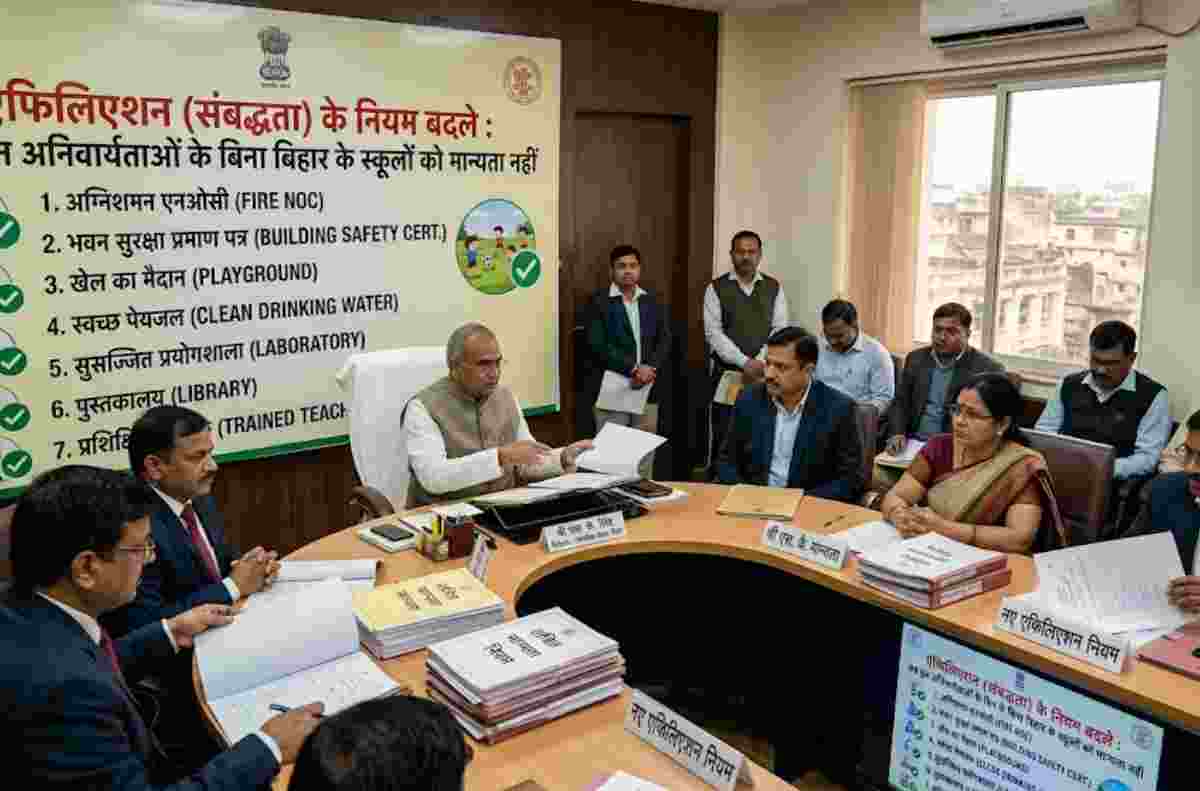 बिहार में स्कूल एफिलिएशन के नियम बदले, अब इन चीजों के बिना नहीं मिलेगी मान्यता