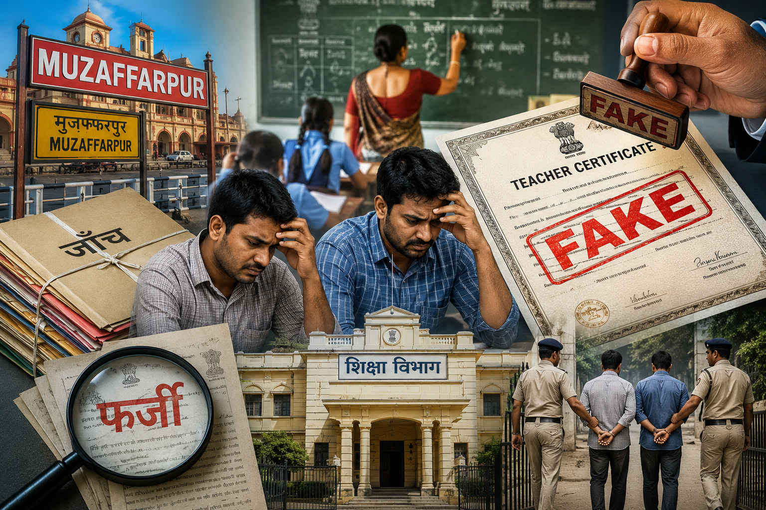 Muzaffarpur Fake Teacher Certificate: फर्जी सर्टिफिकेट पर नौकरी पाने वाले दो शिक्षकों पर कार्रवाई, शिक्षा विभाग में मचा हड़कंप