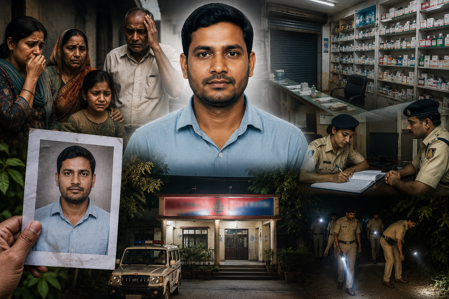 Muzaffarpur News: दामोदरपुर निवासी दवा व्यवसायी रहस्यमय ढंग से गायब, जांच तेज