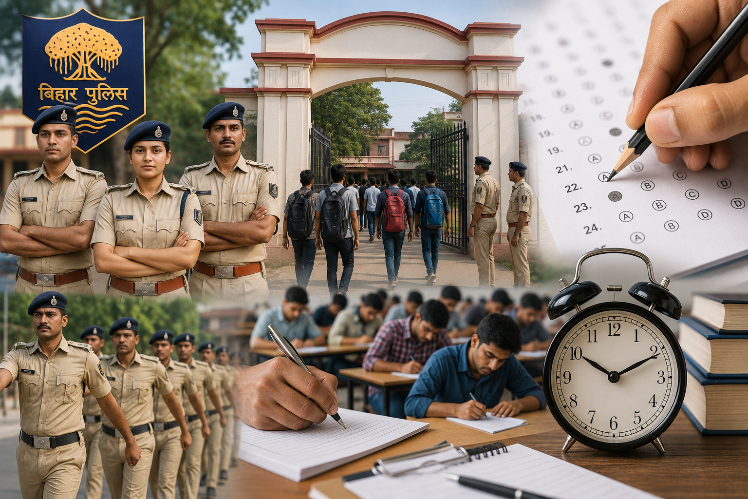 सिपाही भर्ती परीक्षा के लिए मुजफ्फरपुर में 22 केंद्र तैयार, प्रशासन अलर्ट