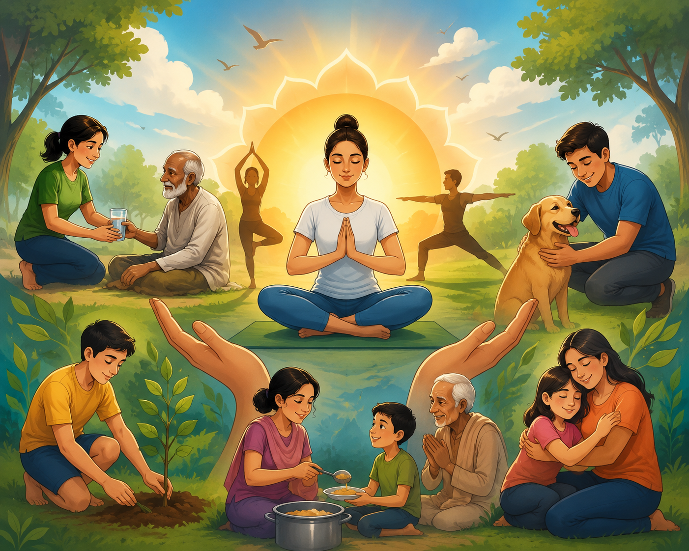 अंतरराष्ट्रीय योग दिवस पर बिहार योग विद्यालय का संदेश, दयालुता को बनाएं जीवन का आधार