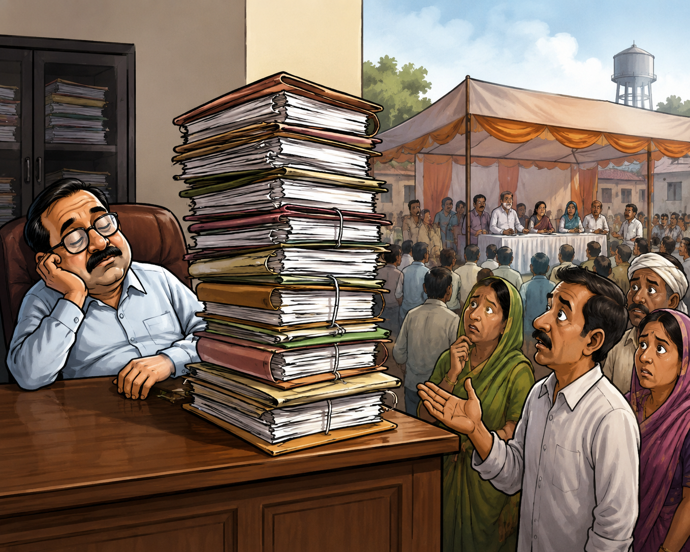 जनसंवाद की 77 योजनाएं अब भी फाइलों में कैद, फिर लगा सहयोग सह जनकल्याण शिविर