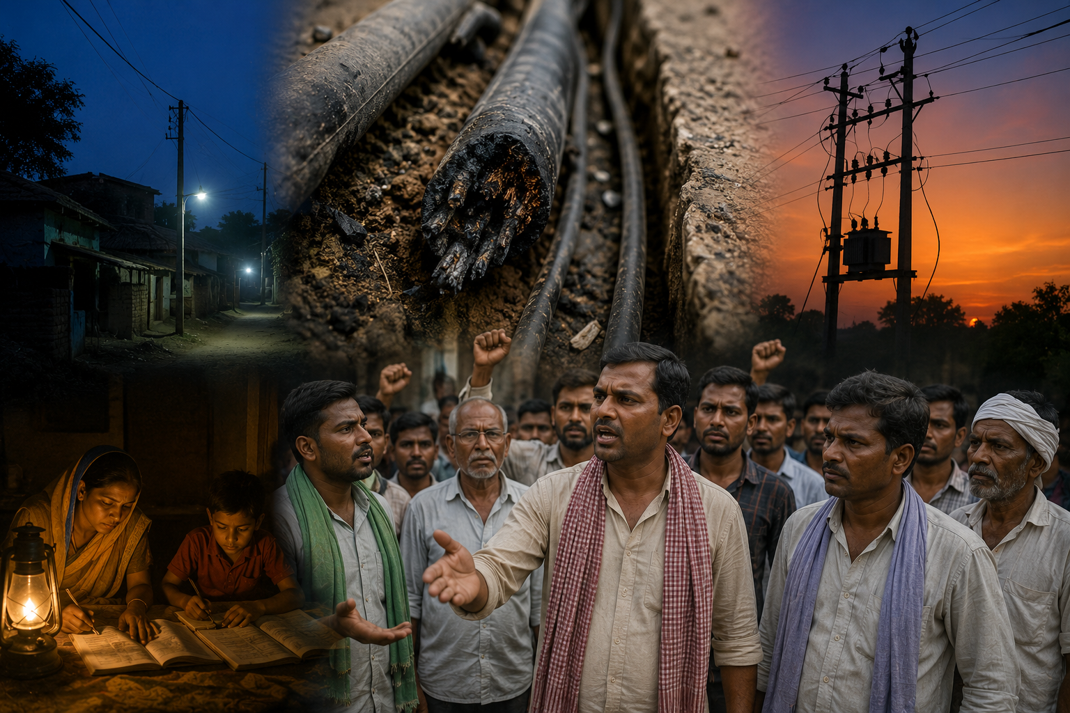 जाले में छह माह से जली पड़ी है 11 केवी केबल, हजारों उपभोक्ताओं को नहीं मिल रही बिजली