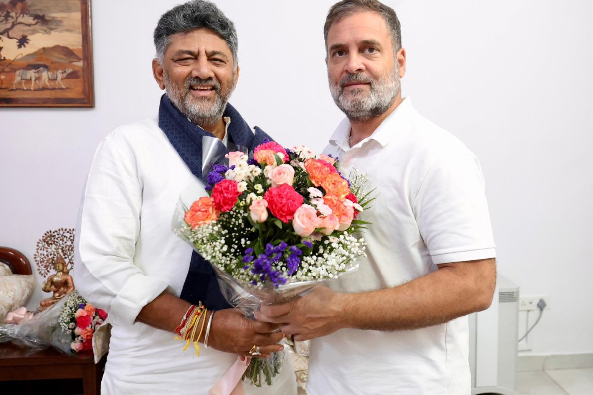 डीके शिवकुमार ने शपथग्रहण से पहले गांधी परिवार के प्रति कृतज्ञता जताई- उनके भरोसे ने कार्यकर्ता को मुख्यमंत्री बनाया