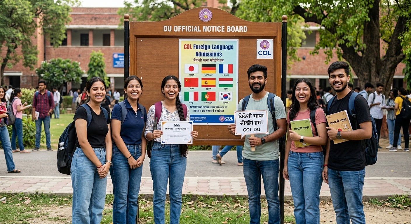 DU Admission : डीयू के कैंपस ऑफ ओपन लर्निंग ने आठ फॉरेन लैंग्वेज कोर्स में एडमिशन के लिए मांगे आवेदन