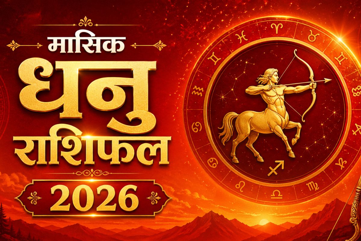 धनु मासिक राशिफल जुलाई 2026: इस महीने कार्यस्थल पर बढ़ेगा दबदबा, खान-पान पर रखें पूरा नियंत्रण