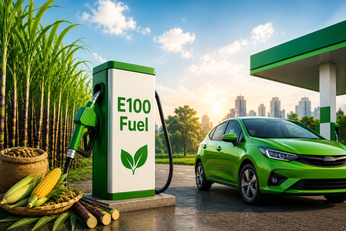 क्या पेट्रोल की जगह लेगा E100 Fuel? जानिए इसके फायदे और नुकसान