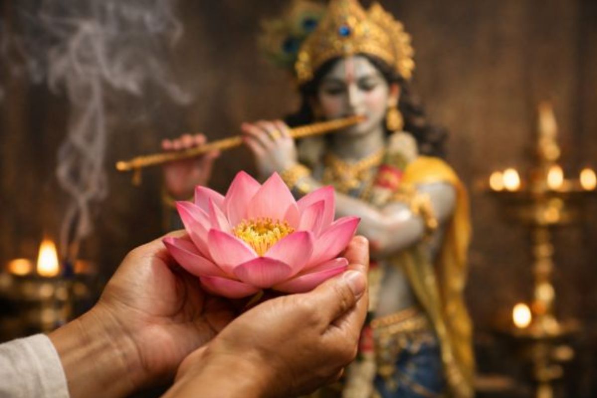 भगवान को फूल क्यों चढ़ाए जाते हैं? जानें इसके पीछे छिपा आध्यात्मिक और धार्मिक महत्व