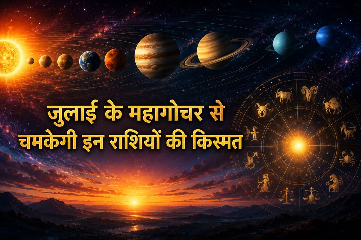 जुलाई 2026 का महागोचर: ग्रहों की बदलती चाल से इन 4 राशियों की चमकेगी किस्मत